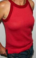 Load image into Gallery viewer, Ginny Cut Away Tank    Red

