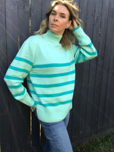 Load image into Gallery viewer, Ingrid Green Striped Jumper
