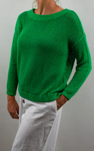 Load image into Gallery viewer, Jess Open Weave Knit   Green
